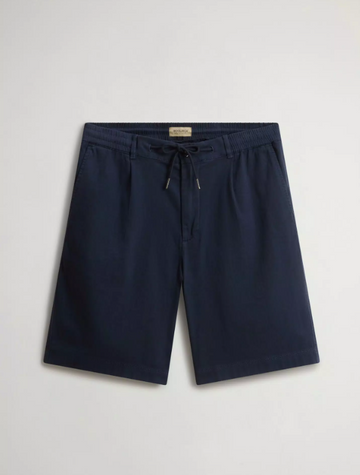 pantaloncini milton in cotone e lino CFWOSH2003MRUT5288 3989 WOOLRICH 
