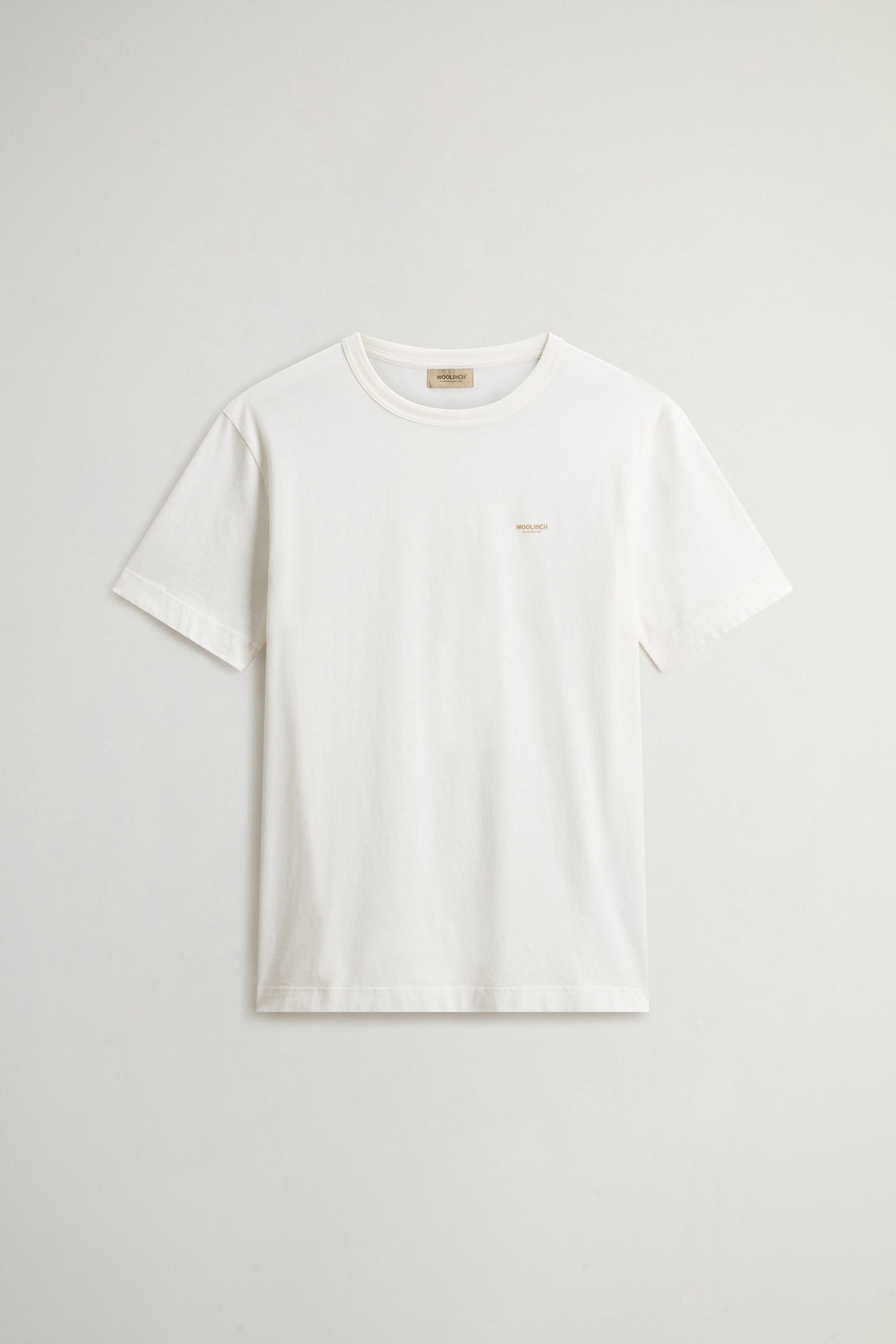 T-shirt con logo contrasto CFWOTE2012MRUT5334 8270 WOOLRICH 