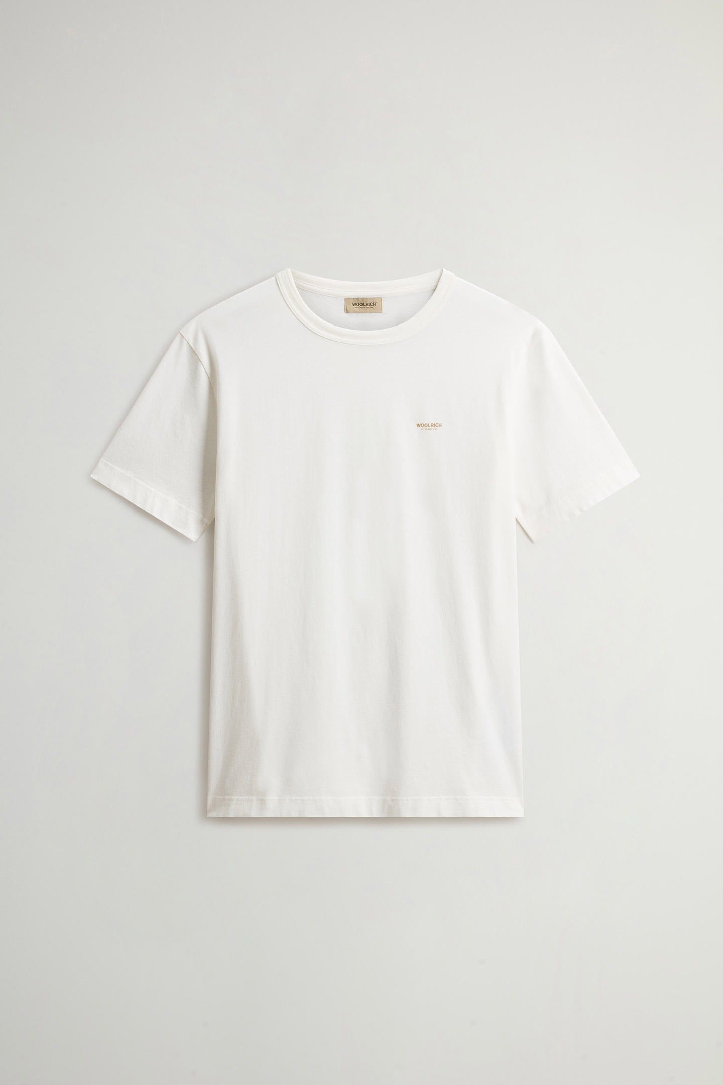 T-shirt con logo contrasto CFWOTE2012MRUT5334 8270 WOOLRICH 