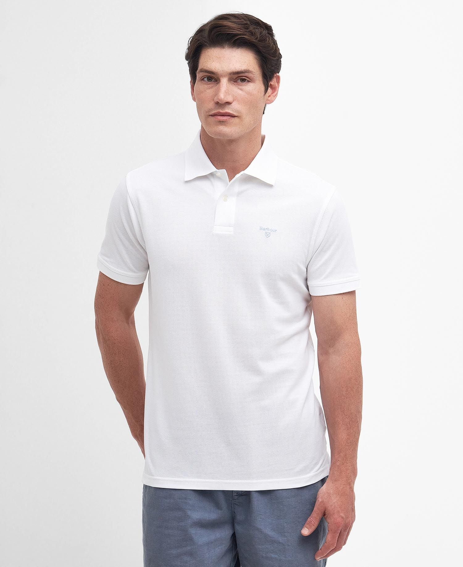 polo sports con logo MML1367 WH11 BARBOUR 