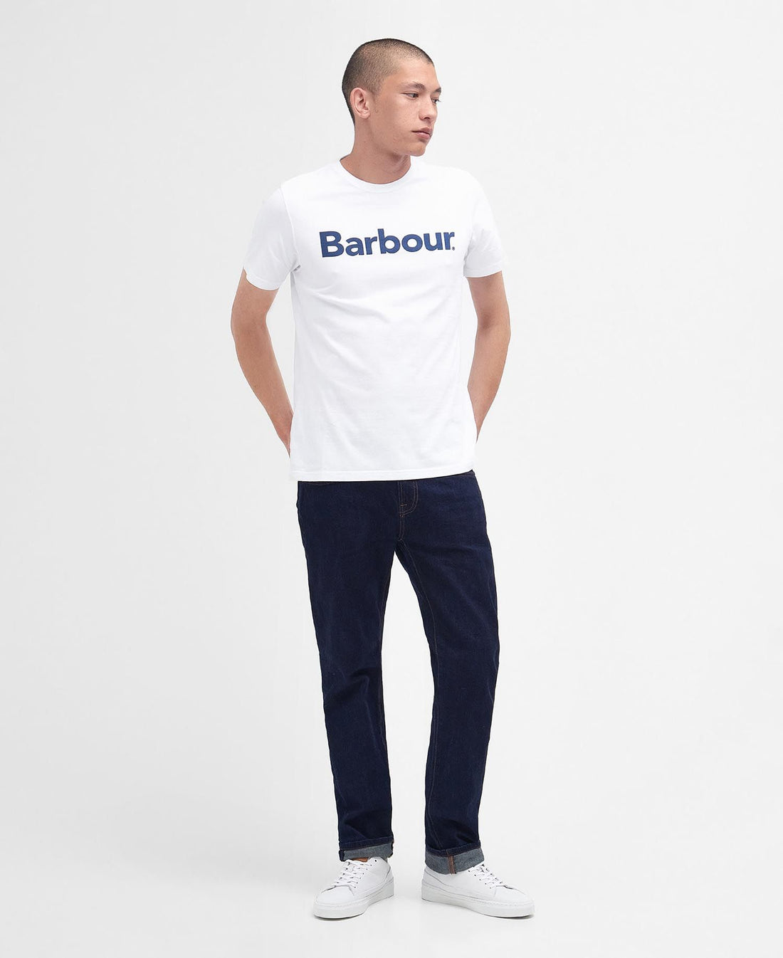 T-shirt logo MTS0531 WH51 BARBOUR 