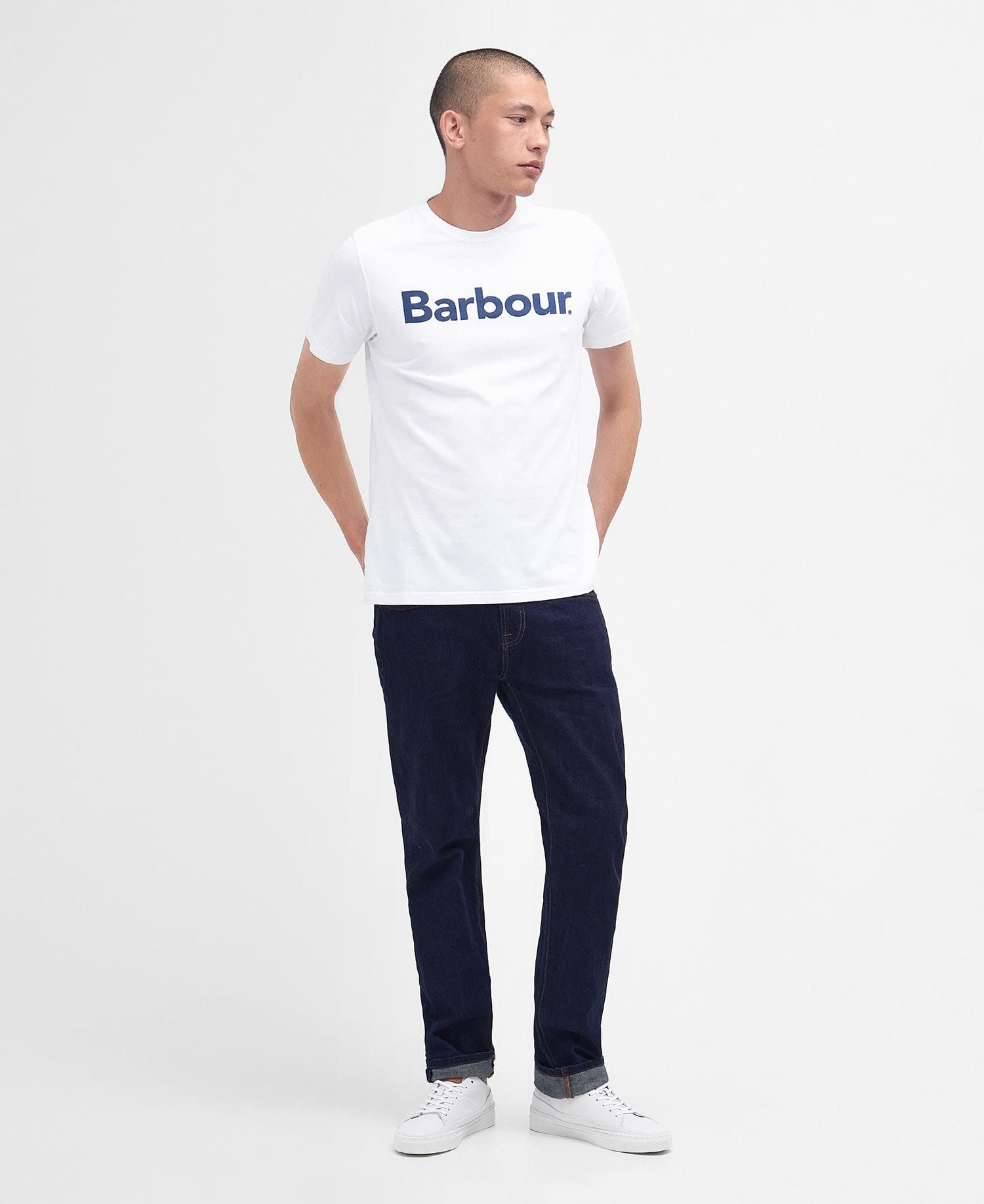 T-shirt logo MTS0531 WH51 BARBOUR 