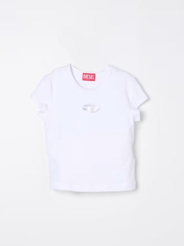 t-shirt con logo iconico J01830 0AFAA K100 DIESEL 