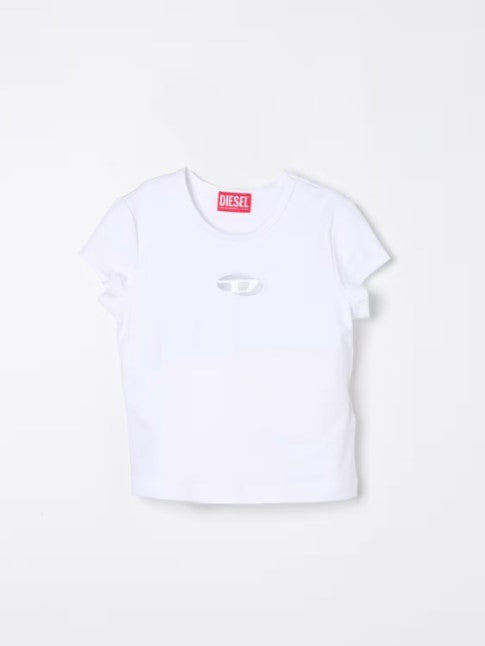 t-shirt con logo iconico J01830 0AFAA K100 DIESEL 