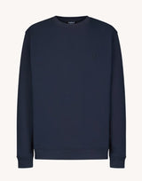 DONDUP felpa regular con logo Blu