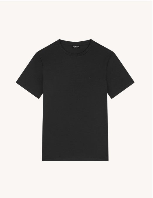 t-shirt con logo sul petto US198JF0271UZL4 999 DONDUP 