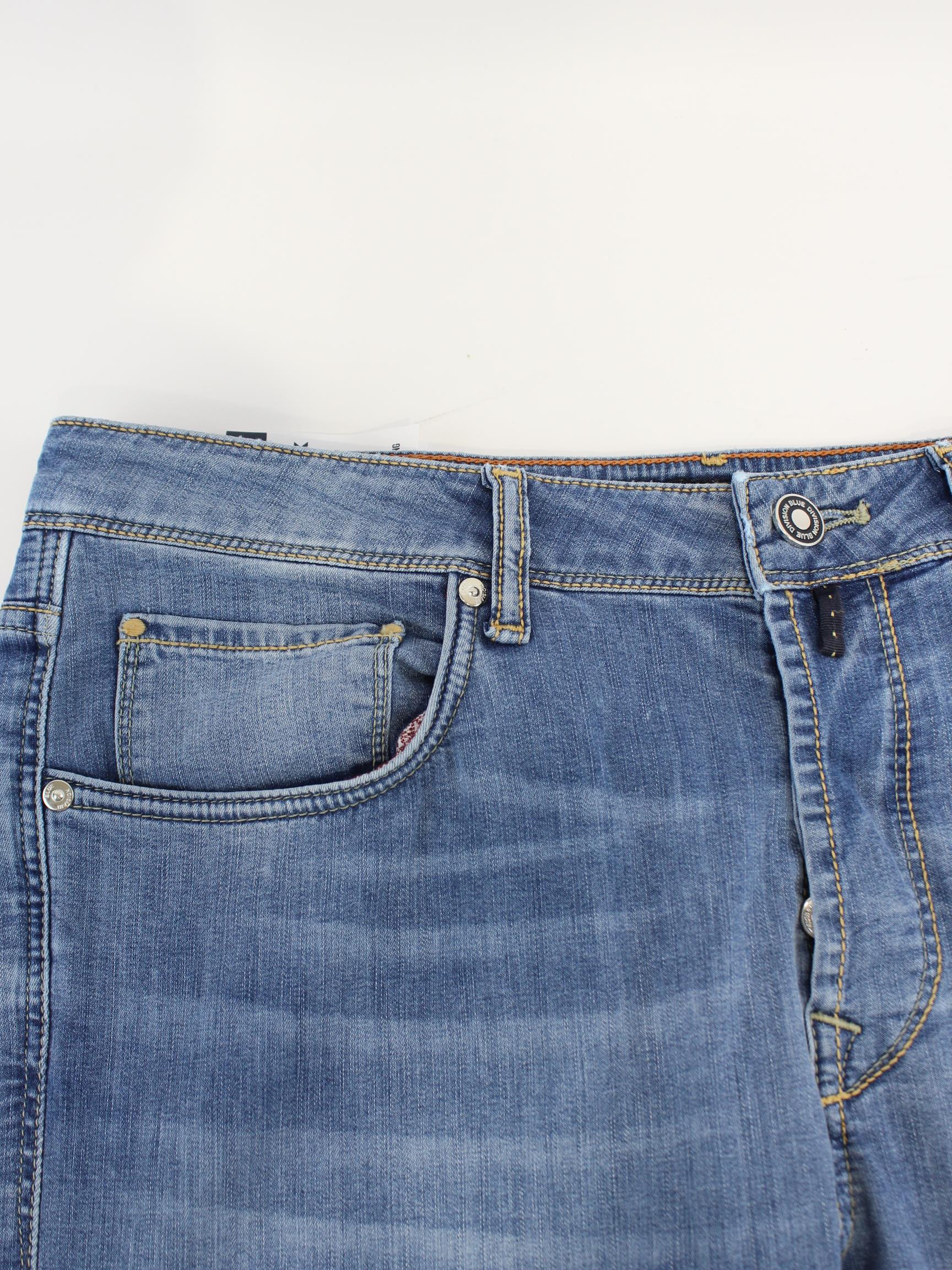 Jeans 5 tasche denim lavato BDPS0003 F17 003 INCOTEX 