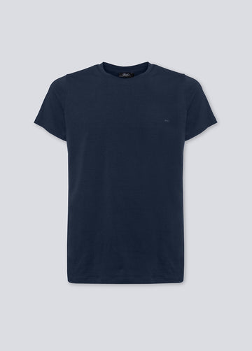 T-shirt iconic con logo M000P204SHORTLOGO DARK BLUE liU JO 