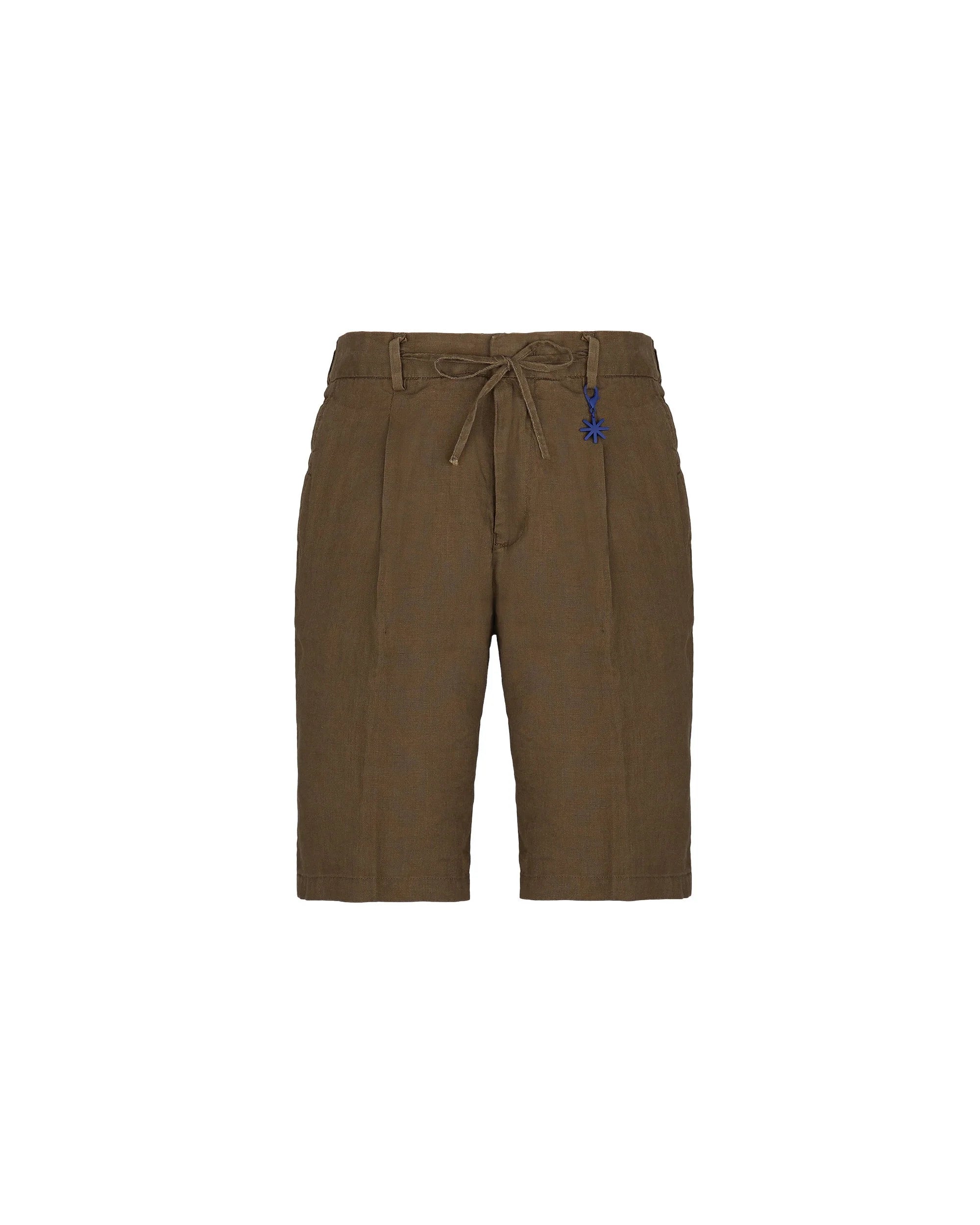 shorts pinces in lino 3632B1788LC 243408 38 MANUEL RITZ 