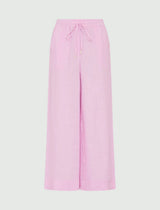 MARella pantalone in lino rosa Rosa