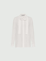 MARella camicia in misto seta Bianco