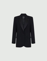 MARella blazer in crepe Nero