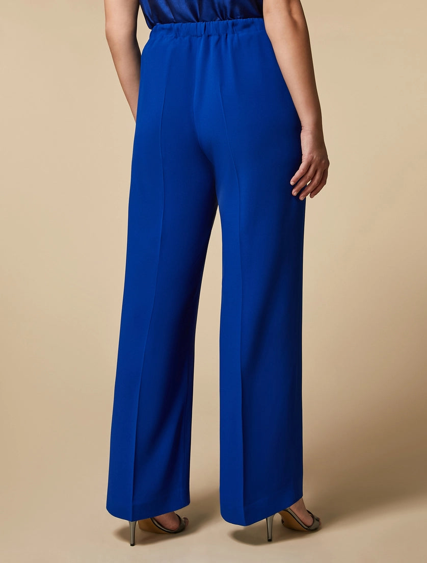 pantalone in crepe envers satin AGILE 001 MARINA RINALDI 