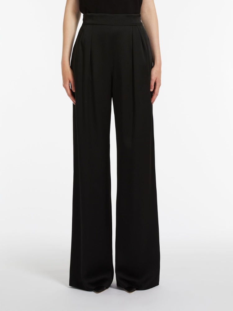 pantalone ampio in satin VERVE 015 MAXMARA 