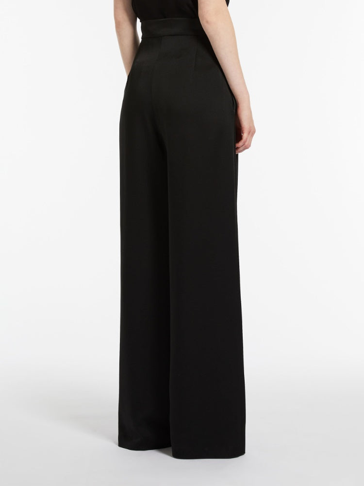pantalone ampio in satin VERVE 015 MAXMARA 