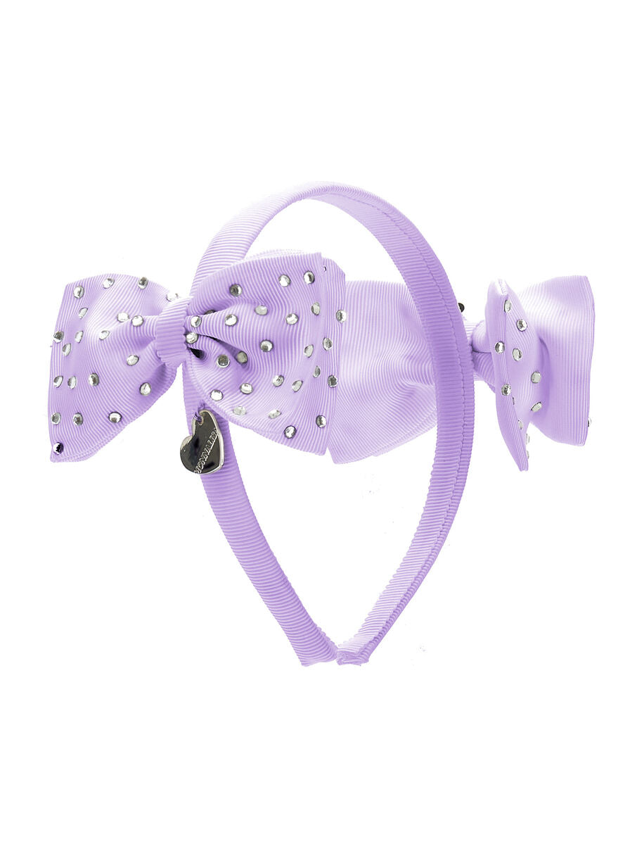 cerchietto con doppio fiocco 39C013 3079 0065 MONNALISA 