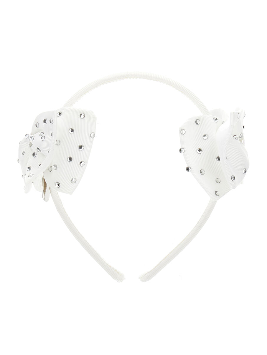 cerchietto con doppio fiocco 39C013 3079 0099 MONNALISA 