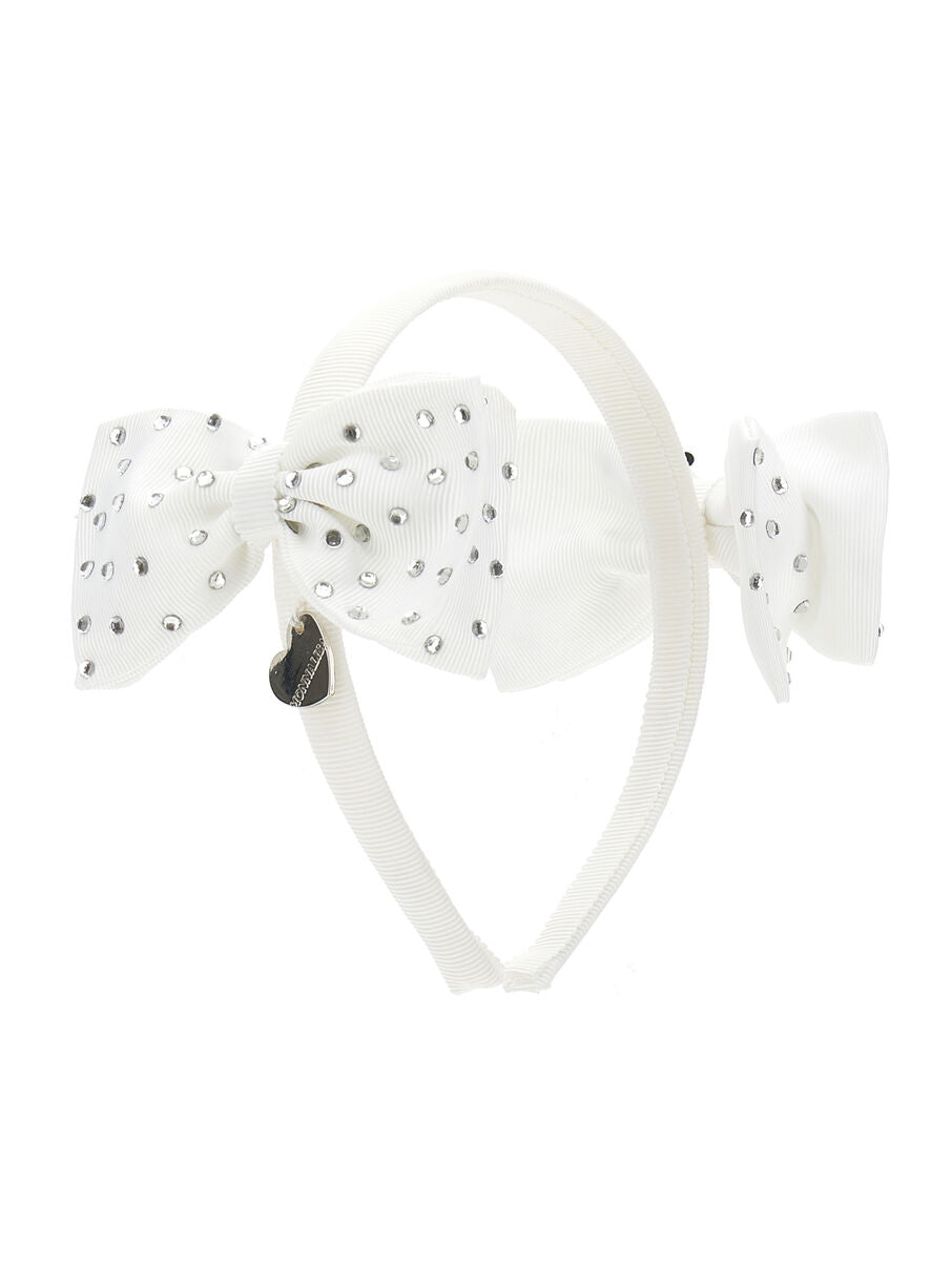 cerchietto con doppio fiocco 39C013 3079 0099 MONNALISA 