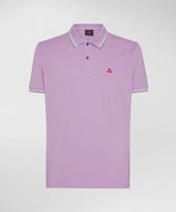 PeUTEREY polo con contrasto al collo Viola