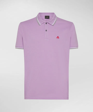 polo con contrasto al collo NEW MEDINILLA STR 042 PeUTEREY 