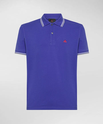 polo con contrasto al collo NEW MEDINILLA STR 255 PeUTEREY 
