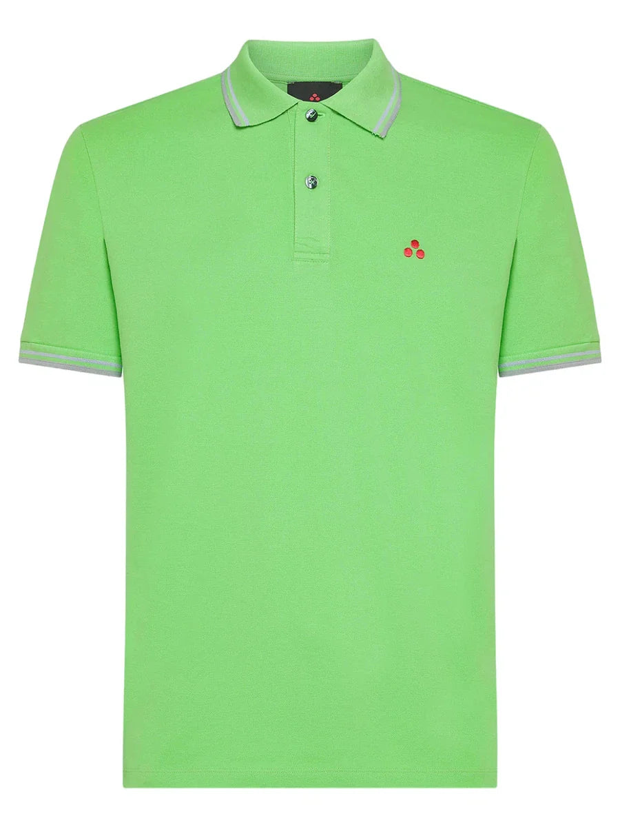 polo con contrasto al collo NEW MEDINILLA STR 307 PeUTEREY 