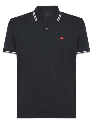 polo con contrasto al collo NEW MEDINILLA STR NER PeUTEREY 
