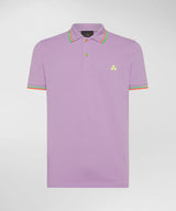 PeUTEREY polo con contrasti fluo Viola