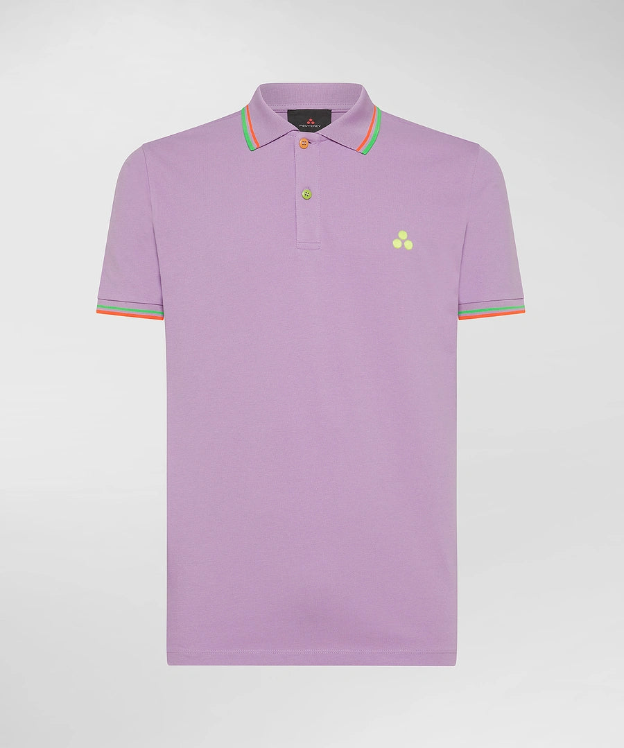 polo con contrasti fluo NEW SELANDIA STR 042 PeUTEREY 