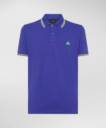 polo con contrasti fluo NEW SELANDIA STR 255 PeUTEREY 