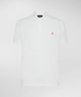 PeUTEREY polo in cotone maniche corte Bianco