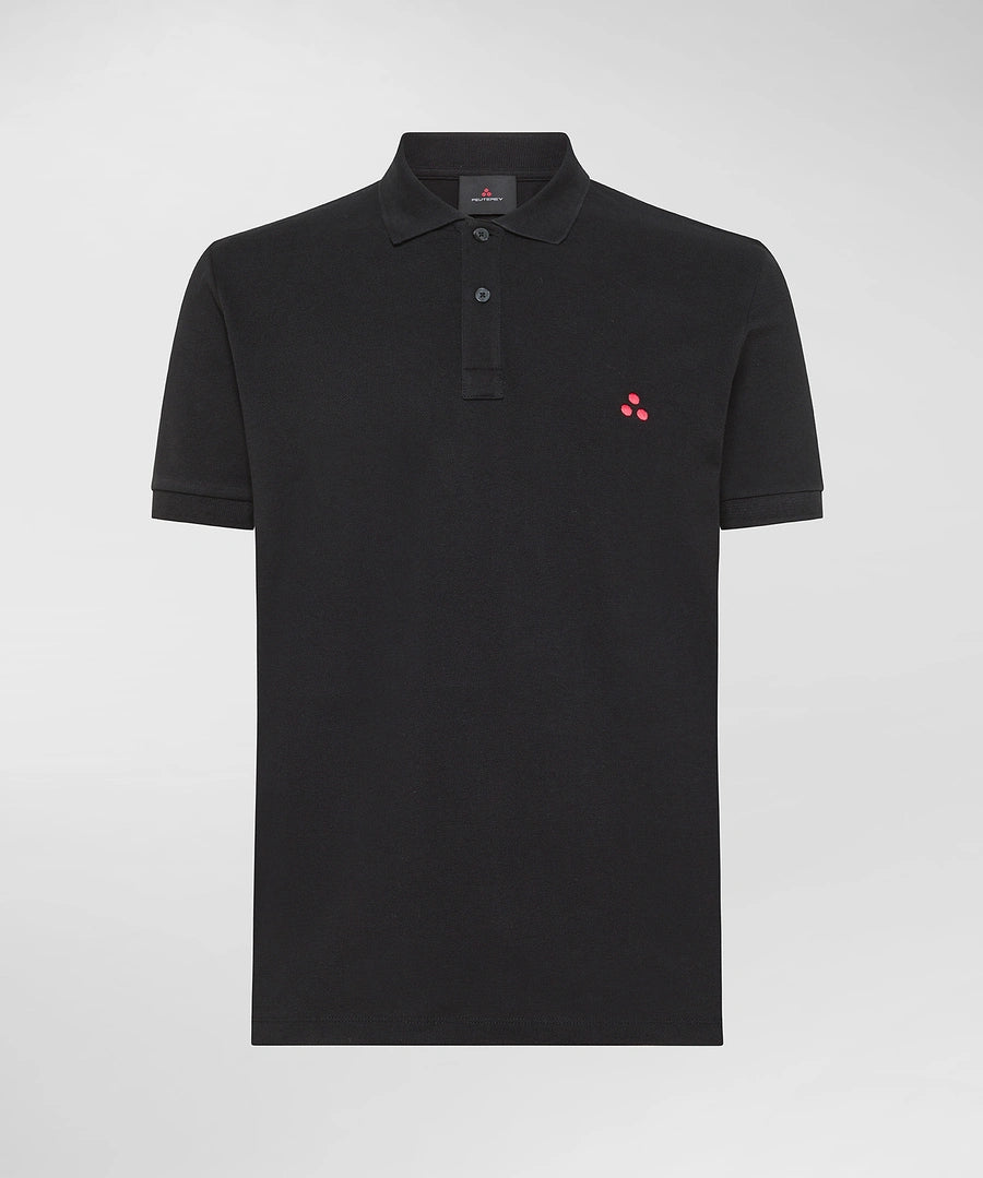 polo in cotone maniche corte ZENO 01 NER PeUTEREY 