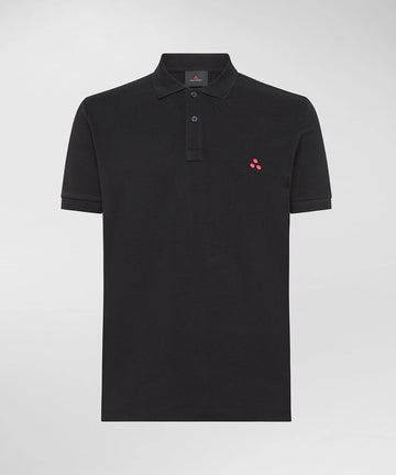 polo in cotone maniche corte ZENO 01 NER PeUTEREY 