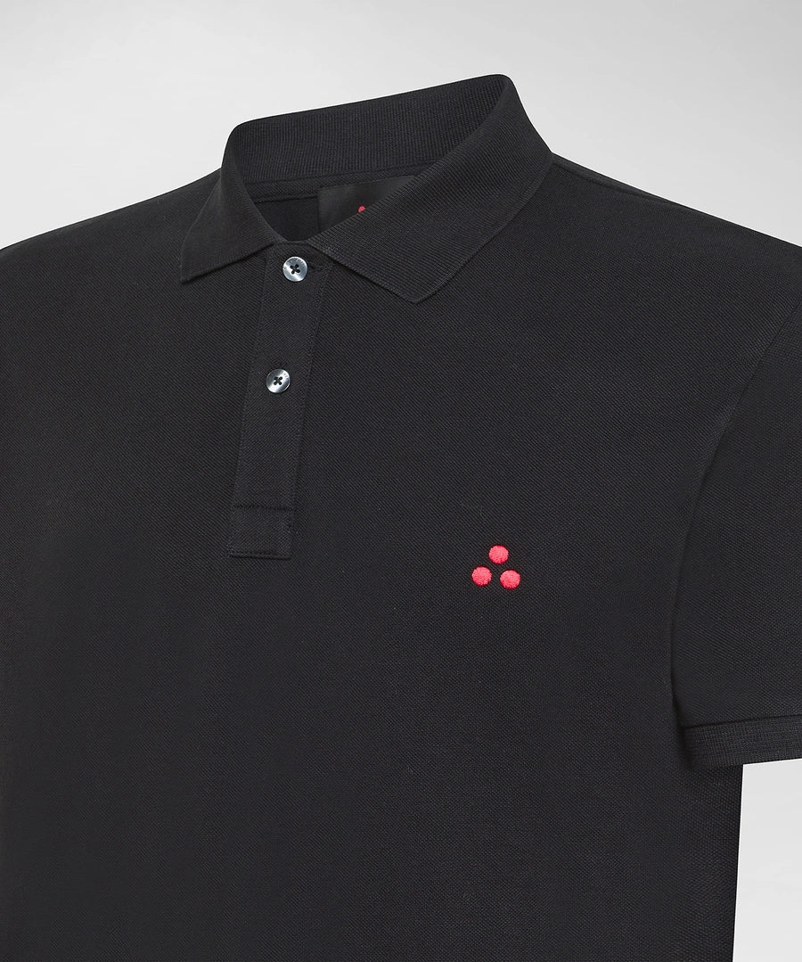 polo in cotone maniche corte ZENO 01 NER PeUTEREY 
