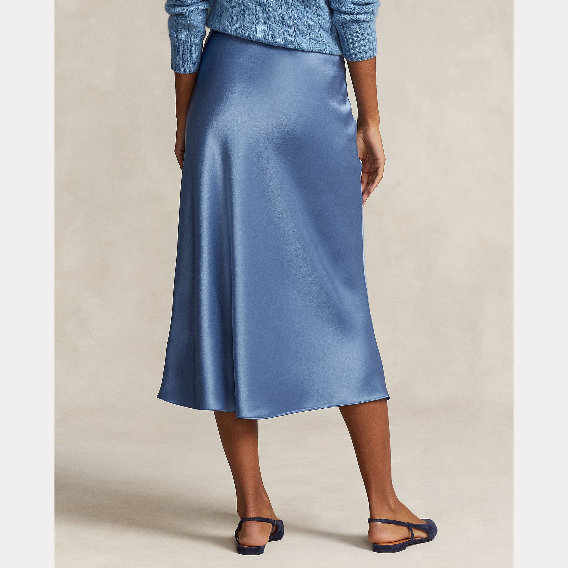 gonna midi in raso 211-932523 001 RALPH LAUREN POLO 