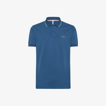 Polo in piquet con logo A34113 80 SUN68 