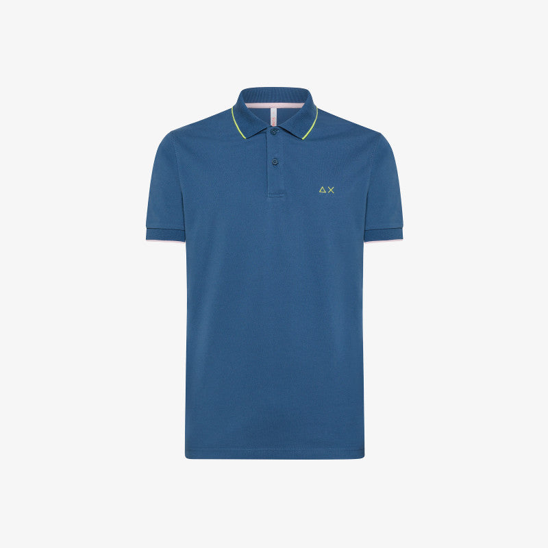 Polo in piquet con logo A34113 80 SUN68 