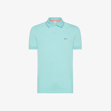 Polo in piquet con logo A34113 94 SUN68 