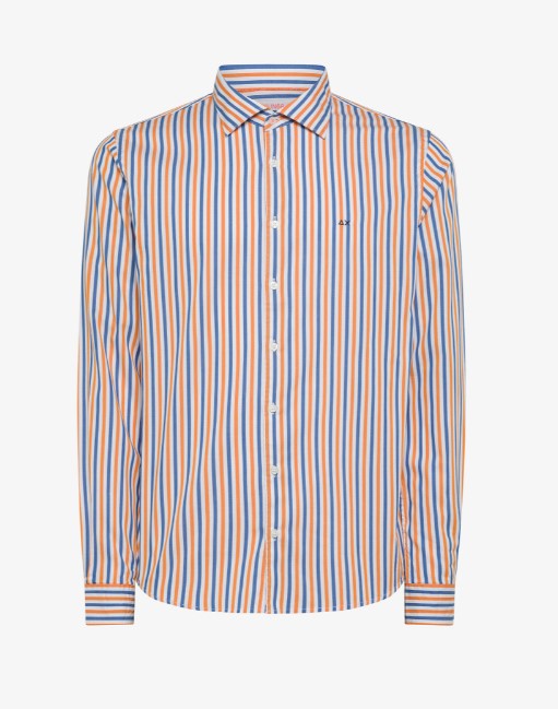 camicia stripe fluo S34102 0358 SUN68 