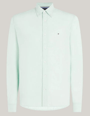 camicia in lino regular fit MW0MW34602 LXZ TOMMY HILFIGER 