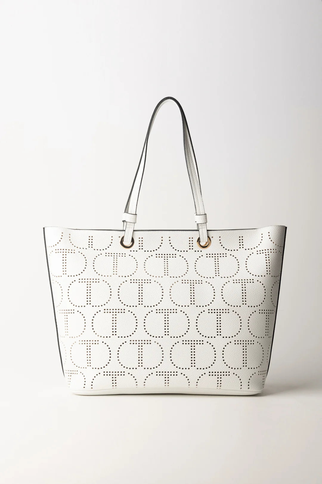 borsa con logo traforato 241TD8030 00001 TWINSET 