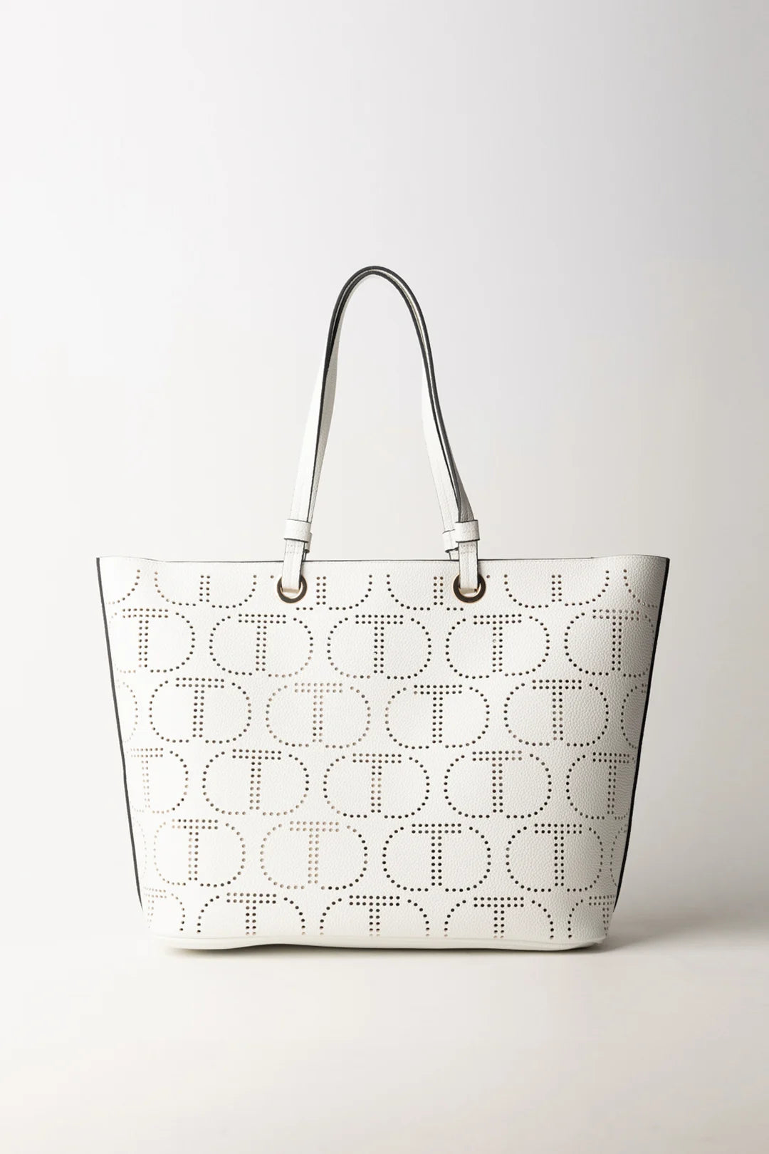 borsa con logo traforato 241TD8030 00001 TWINSET 