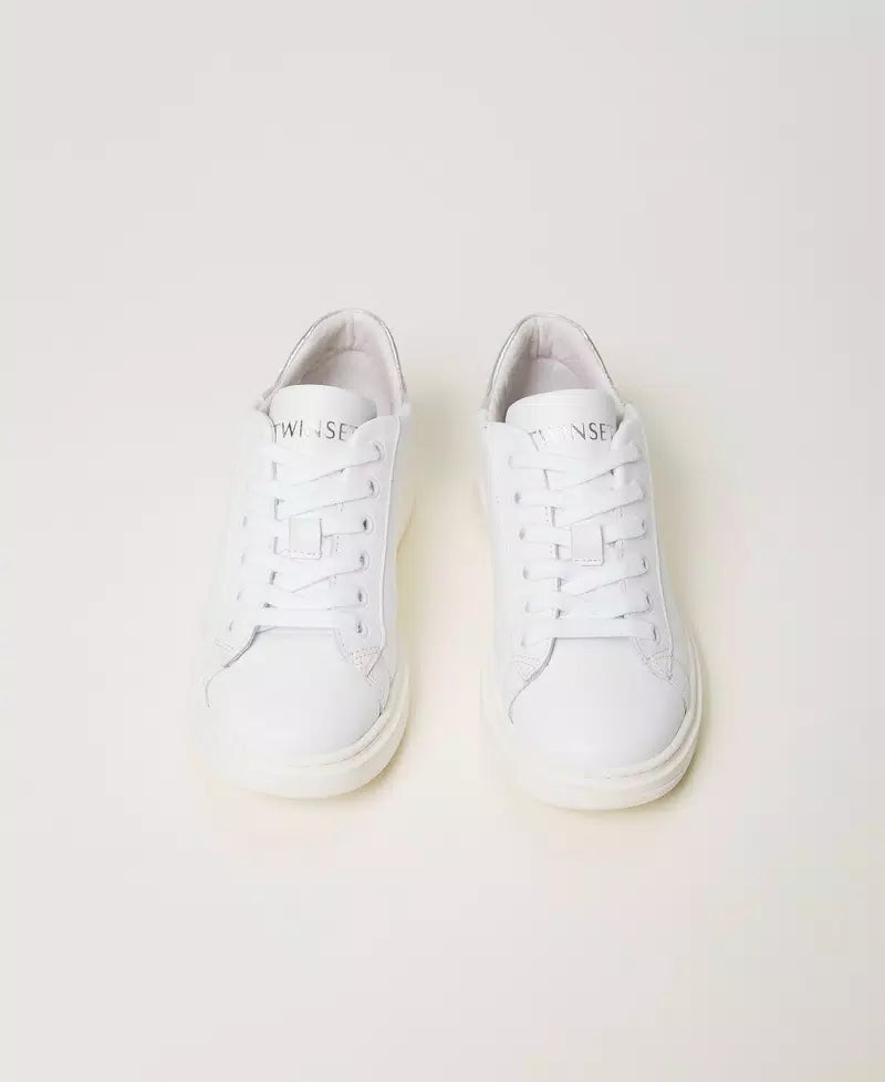 sneakers con dettaglio iridescente 241GCJ124 11342 TWINSET GIRL 