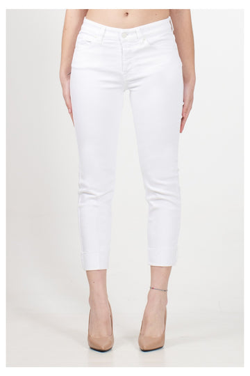 jeans con risvolto DB5104 BURRO VICOLO 