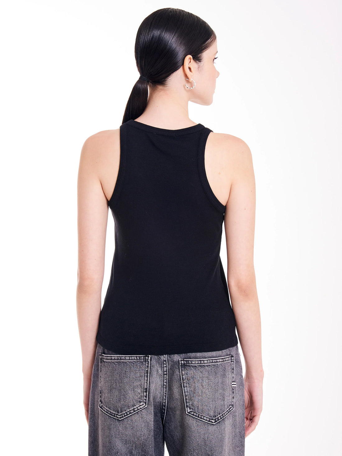 top a costine UB0034 NERO VICOLO 