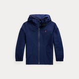RALPH LAUREN POLO giubbino con cappuccio bimbo Blu