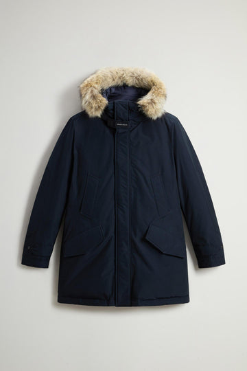 Polar Parka in Ramar Cloth con pelliccia CFWOOU0486MRUT0001 MLB WOOLRICH 