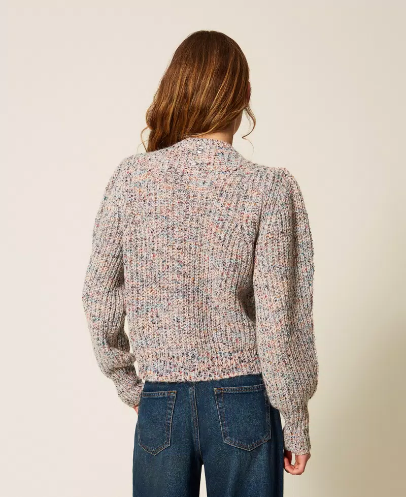 cardigan multicolor 252AP3060 12702 TWINSET ACTITUDE 