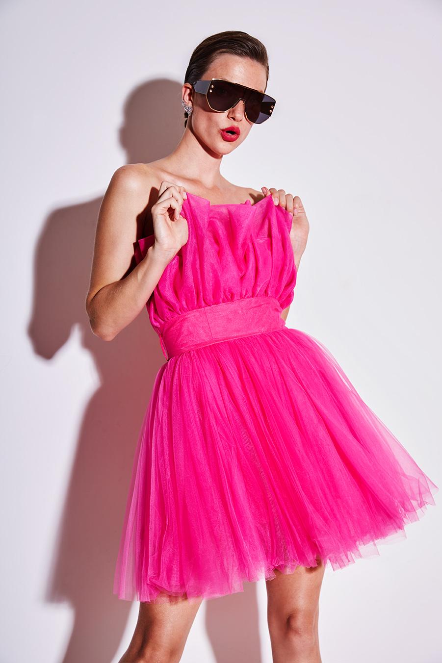 Abito mini allure A4144 FUCHSIA ALLURE 