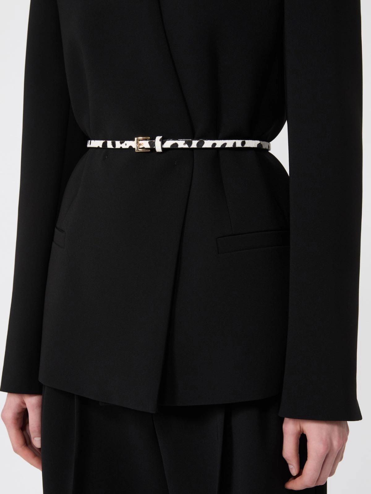 giacca doppiopetto con cintura MSTQUINOA 001 MAXMARA STUDIO 